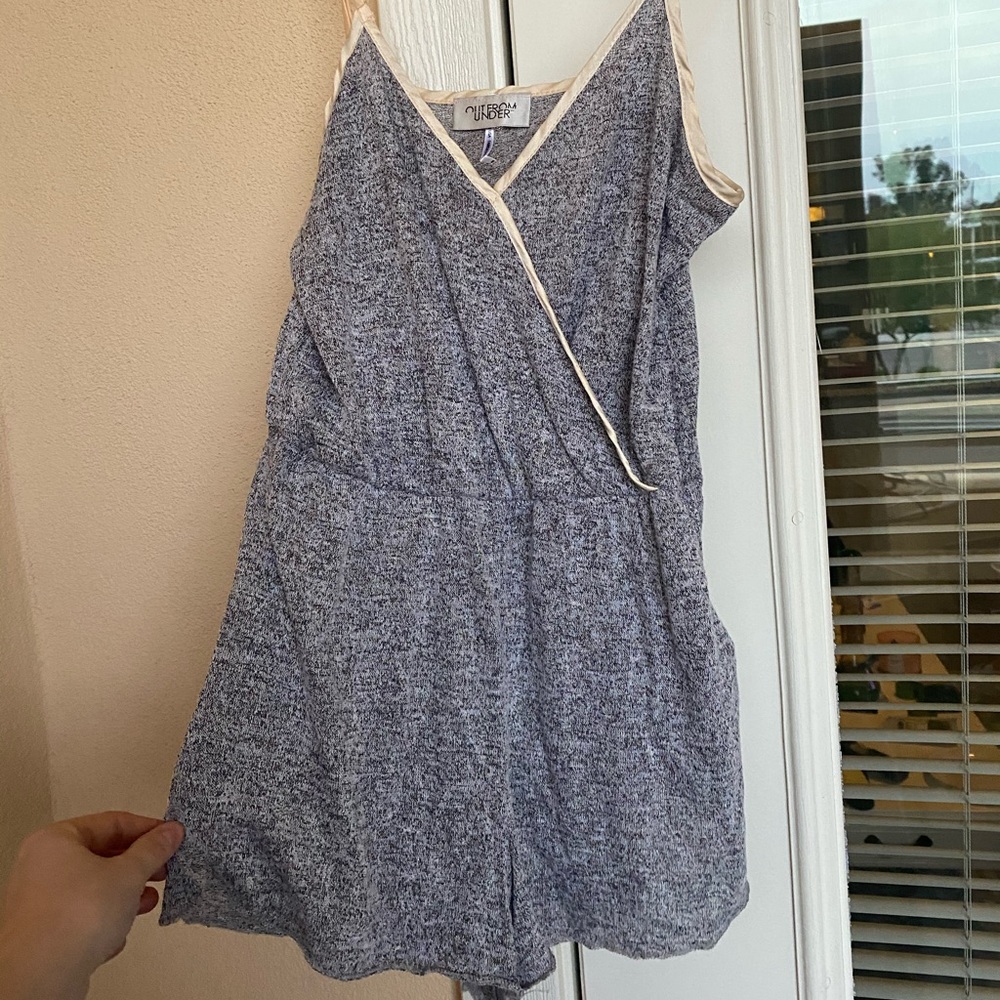 Thin terrycloth romper